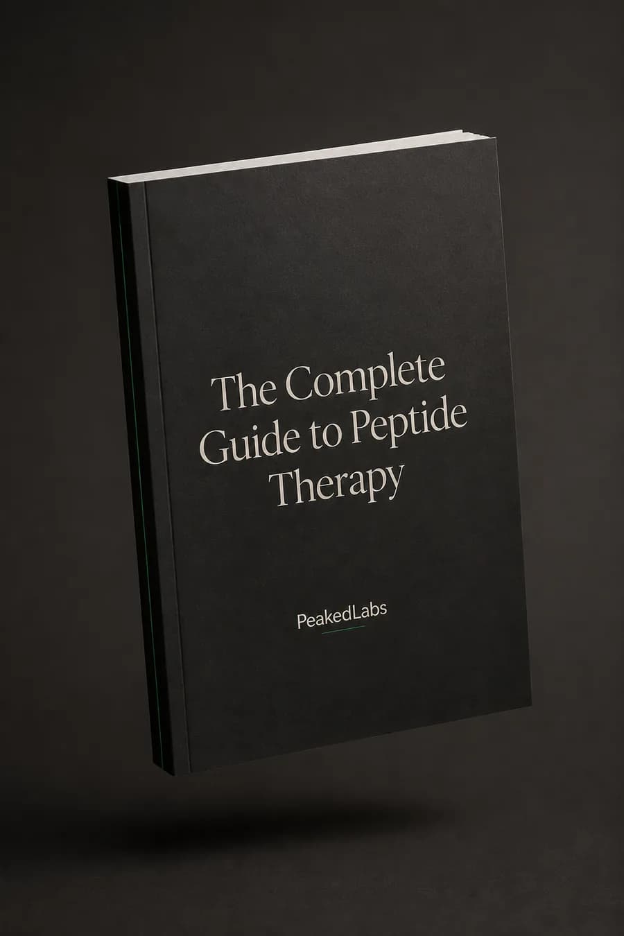 Cover of The Complete Guide to Peptide Therapy, a 36-page PDF by PeakedLabs